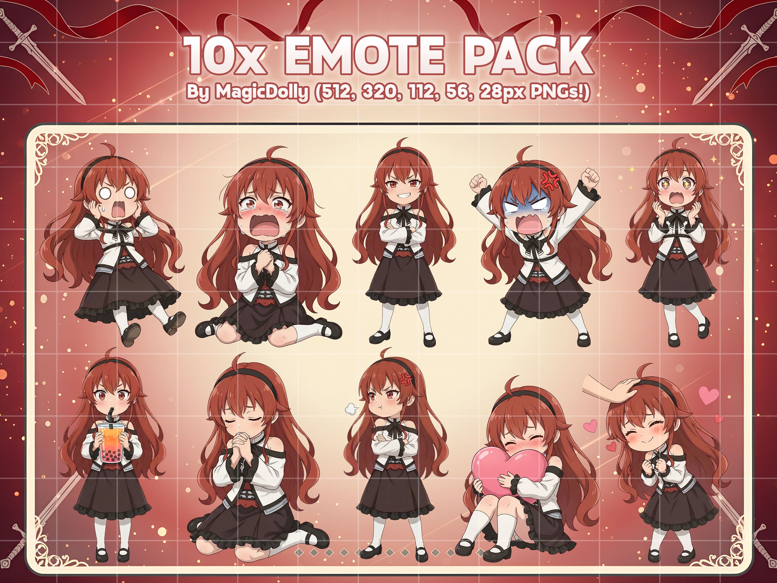 Eris Greyrat Emote Pack