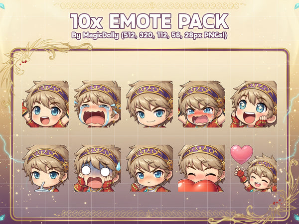 Evan Emote Pack Hover