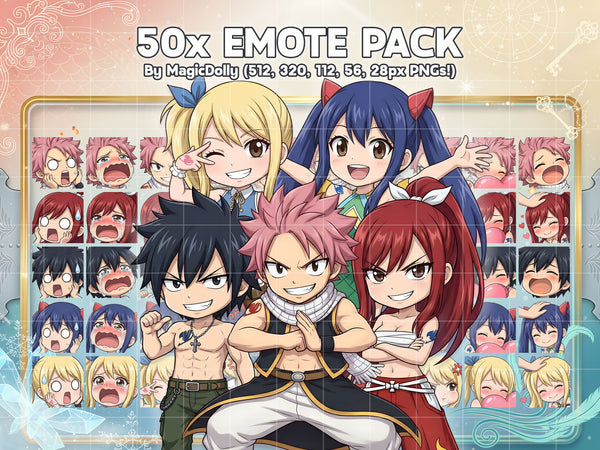 Fairy Tail Emote Bundle