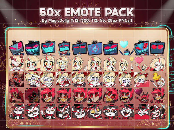 Hazbin Hotel Emote Bundle 1 Hover
