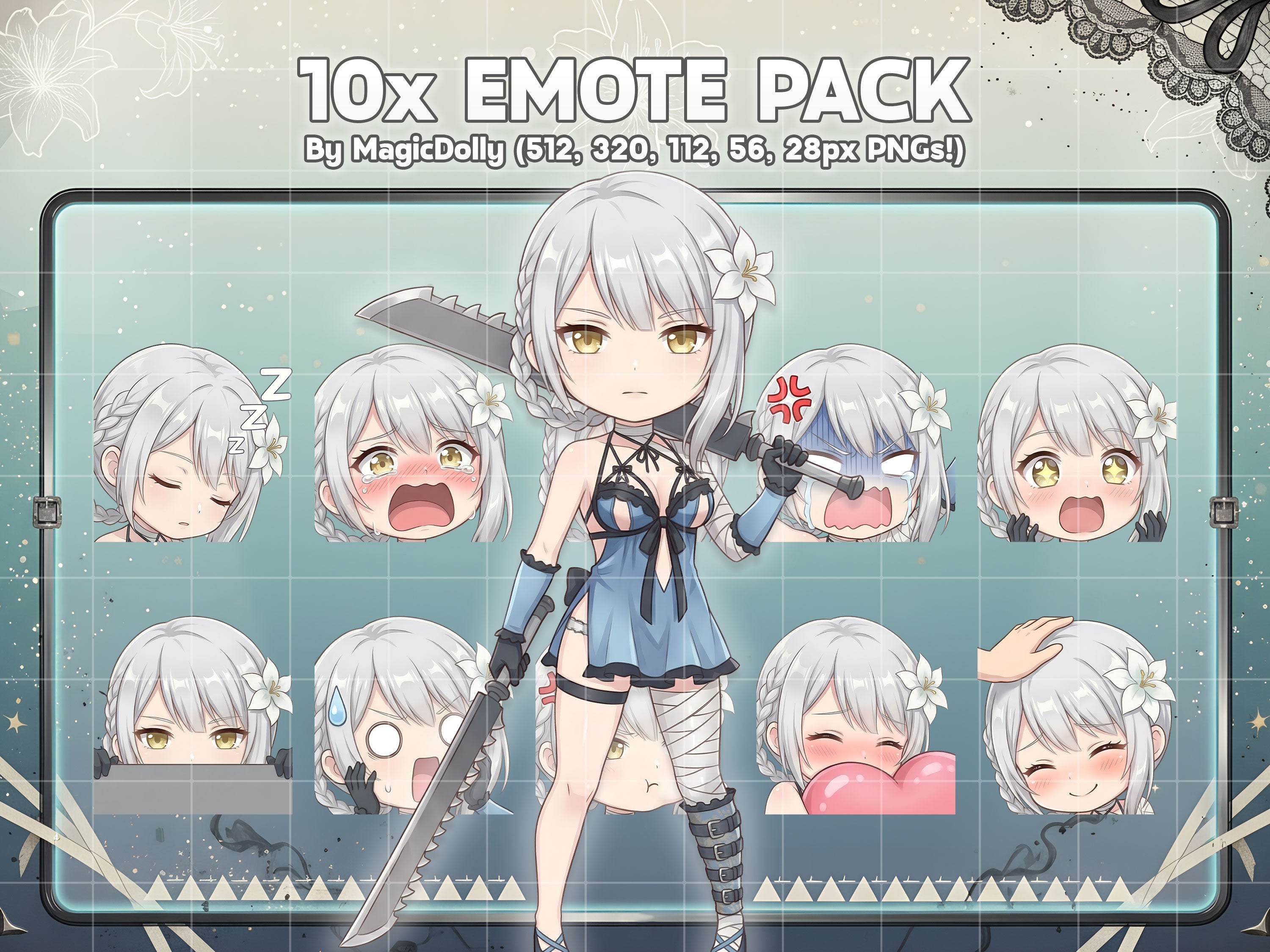 Kainé Emote Pack