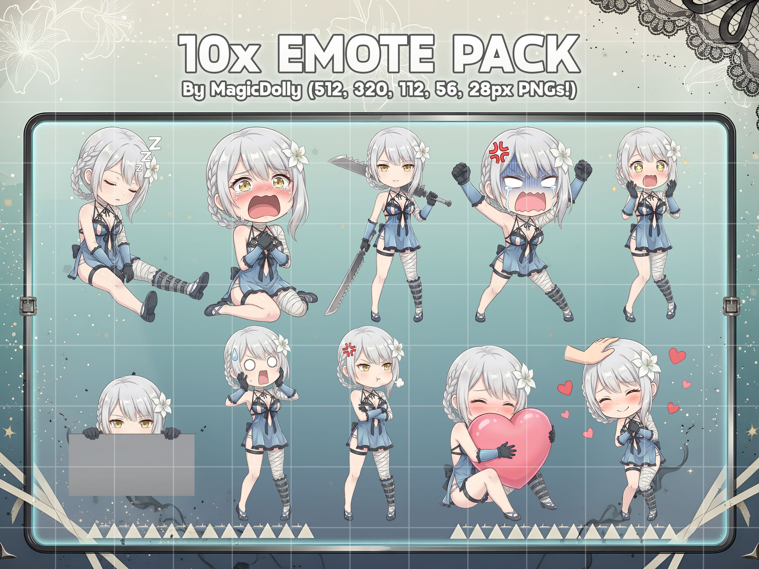 Kainé Emote Pack