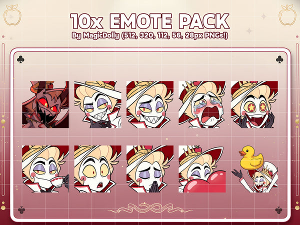 Lucifer Morningstar Emote Pack Hover