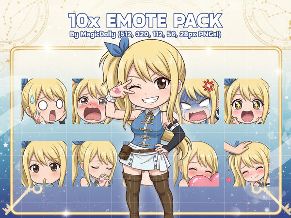 Lucy Heartfilia Emote Pack