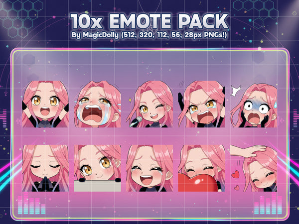Mizi Alien Stage Emote Pack Hover