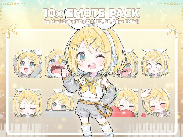 Kagamine Rin Emote Pack