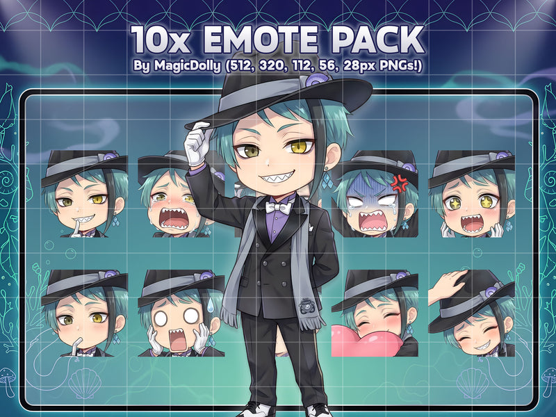 Jade Leech Emote Pack