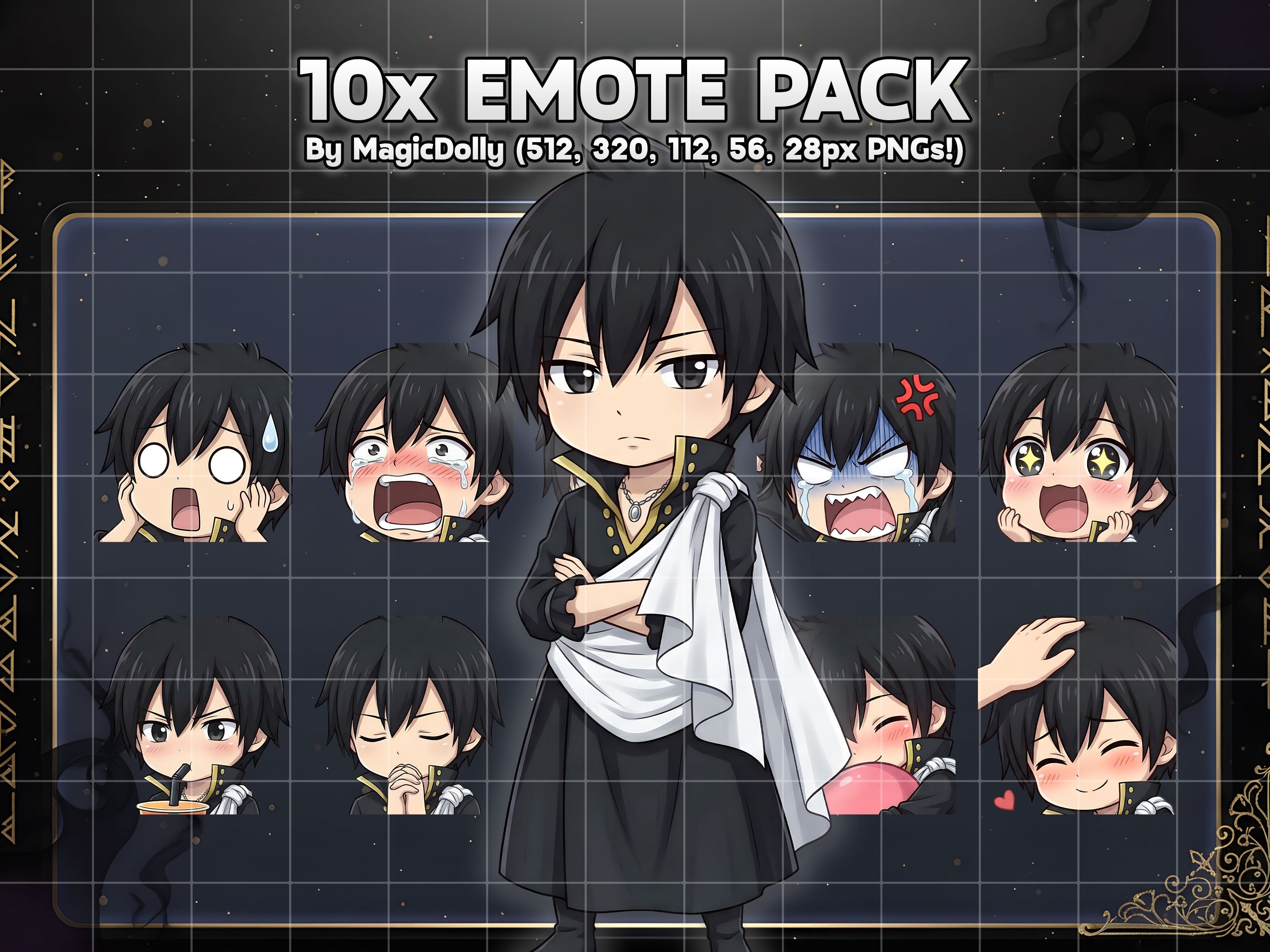 Zeref Dragneel Emote Pack
