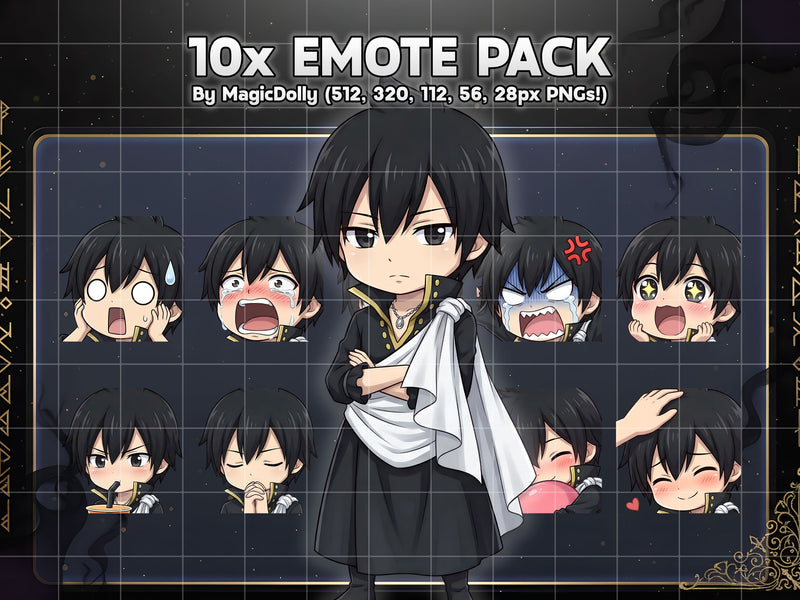 Zeref Dragneel Emote Pack
